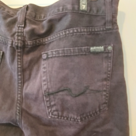 7 FOR ALL MANKIND |  Women's Slimmy Jeans Purple Black Size 33 - Picture 12 of 15